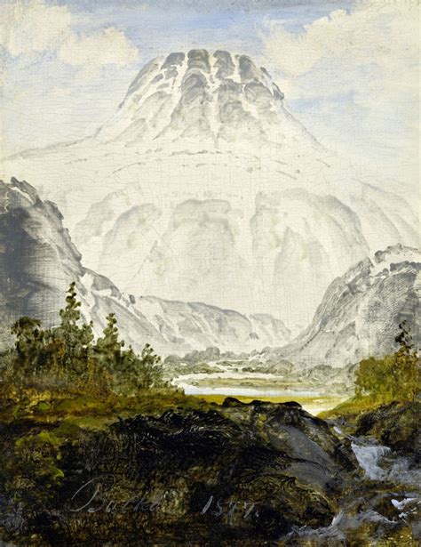 Peder Balke, Gausta Peak (1877) | Landscape paintings, Landscape, Scandinavian painting