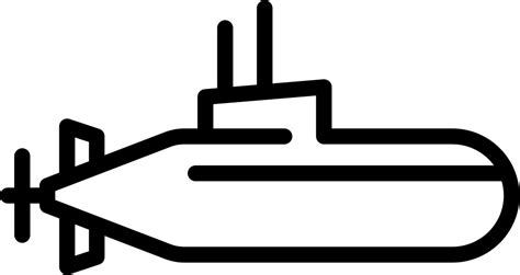 Submarine clipart submarine outline, Submarine submarine outline Transparent FREE for download ...