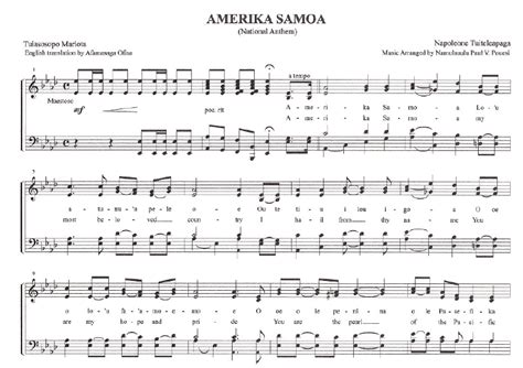 American Samoa national anthem song, lyrics in english, free mp3 download or video? - Answers to ...