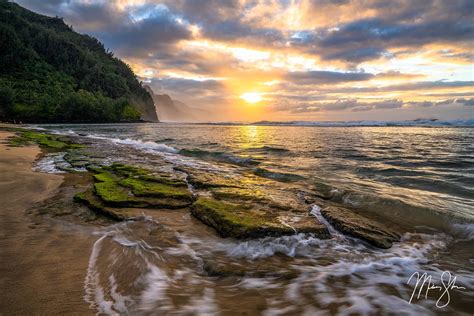 Sunset at Kee Beach | Kee Beach, Kauai, Hawaii | Mickey Shannon Photography