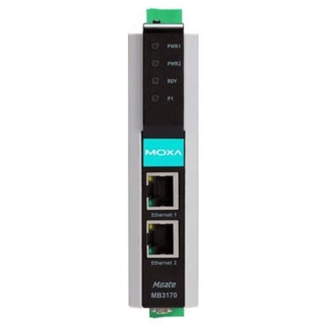 MOXA MGate MB3170I Industrial Ethernet Gateway | Easy World Automation