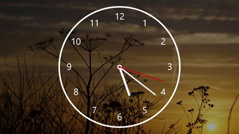 Nightstand Analog Clock for Windows 10