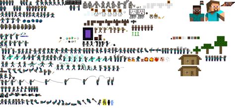 Minecraft Steve mugen sprites by XxUltra2006Xx on DeviantArt