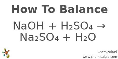 H2so4 Naoh Balanced Equation