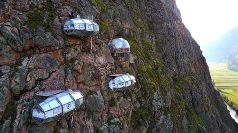 Cliffside hotel pods offer the ultimate panoramic views at terrifying heights | Mashable