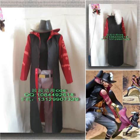 Aliexpress.com : Buy One piece Mihawk Cosplay Costume from Reliable ...