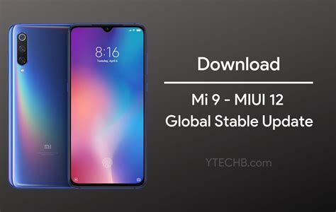 Download Mi 9 MIUI 12 Global Stable ROM Update (OTA)