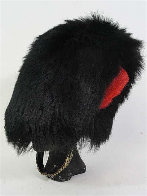 Sold Price: A Coldstream Guards Bearskin hat ( not busby) with - June 6, 0110 10:00 AM BST