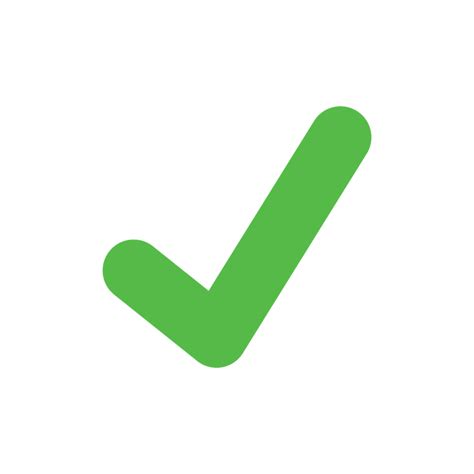 Green Tick Approval Symbol Validation Icon Free PNG | PNG All