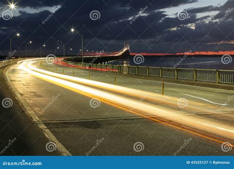 Newport bridge stock image. Image of light, lamp, island - 43525127