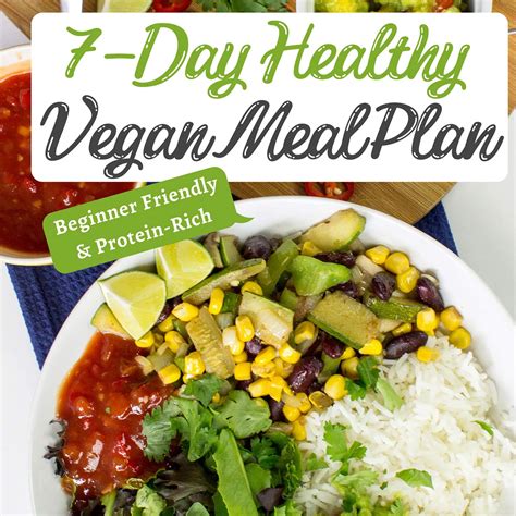 7-Day Healthy Vegan Meal Plan | Beginner Friendly