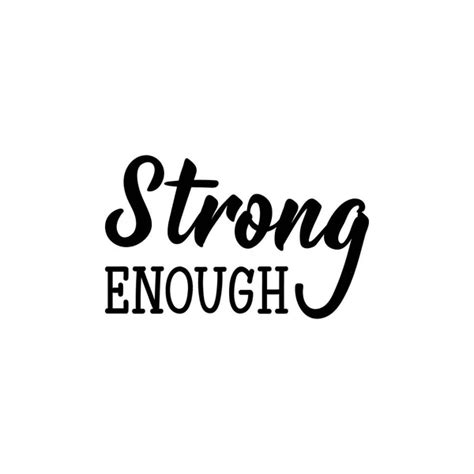 Strong enough Vector Art Stock Images | Depositphotos