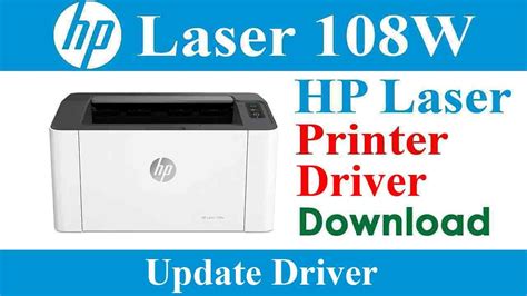 HP Laser 108w Printer Driver Download For Windows | Printer, Printer driver, Hp laser printer