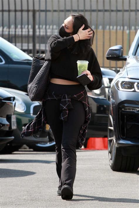 Cheryl Burke in a Black Outfit Heads to the DWTS Studio in Los Angeles ...