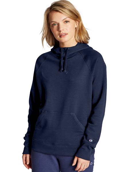 Women's Champion Powerblend Hoodie Athletic Navy 2XL - Walmart.com