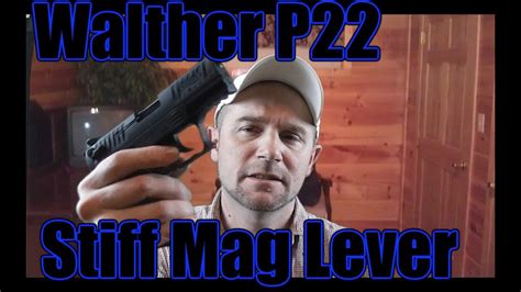 Walther P22 Stiff Mag Release - YouTube