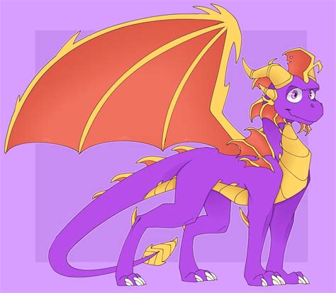 Spyro the dragon (art by MyNameWess) by spyroartandmusic on DeviantArt