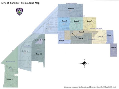 City Of Sunrise Map