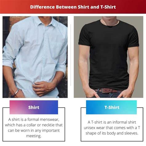 The Difference Between A T Shirt And Shirt A Complete - vrogue.co