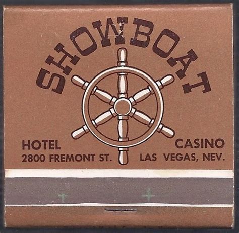 Showboat Hotel & Casino Front Strike Matches Las Vegas, NV #1443 | TopShelfChips.com