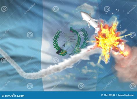 Strategic Rocket Destroyed in Air, Guatemala Supersonic Missile Protection Concept - Missile ...