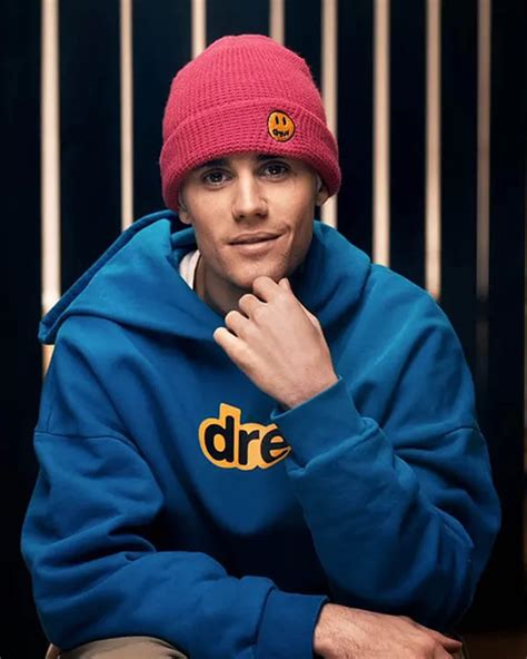 Justin Bieber Drew Blue Hoodie | Jacket Hub