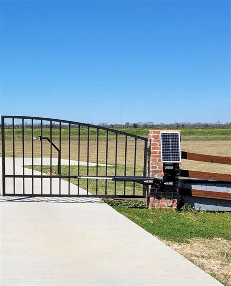 Things to remember when using solar to power a gate opener