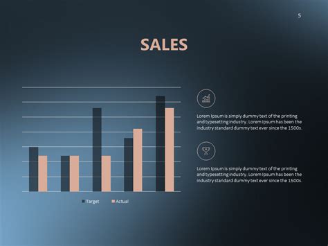 Sales chart for PowerPoint #slidedesign #report #business | Powerpoint charts, Powerpoint ...