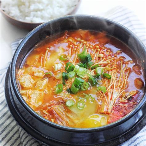 Spicy Korean Silken Soft Tofu Stew (Soondubu Jjigae) Recipe - Couple Eats Food