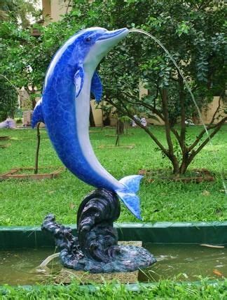 Fountains | Outdoor statues, Dolphin decor, Dolphins