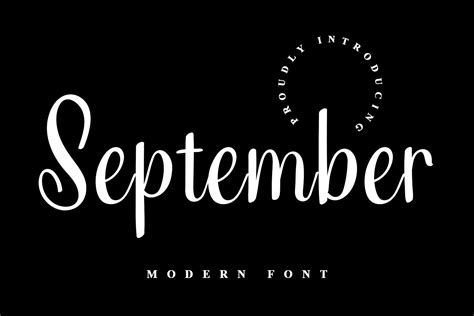 September Font by ABBAsalam · Creative Fabrica