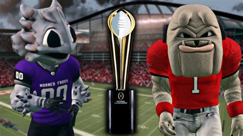 The National Championship Game But Just Mascots... - YouTube