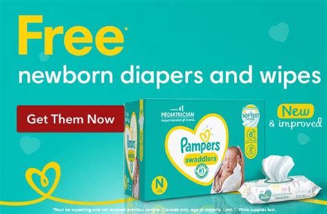 Free Pampers Newborn Diapers & Wipes Sample Kit — Deals from SaveaLoonie!