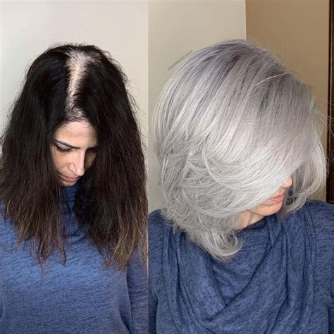 This Woman's Silver Hair-Color Transformation Will Make You Embrace Your Grays | Grey hair ...