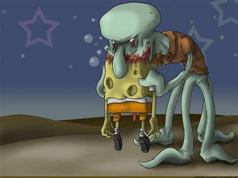 lol zombie spongebob and squidward. love this | Zombie | Pinterest | Squares, Spongebob and Love ...