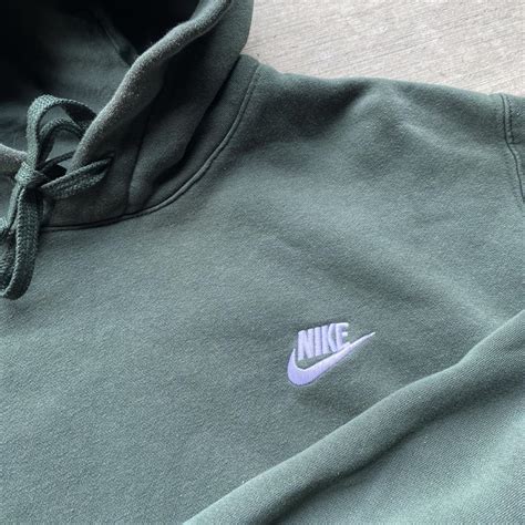 Nike Men's Green Hoodie | Depop