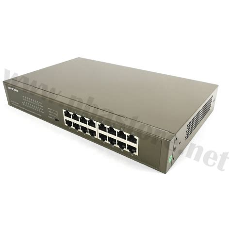 POE Switch 16 Port Gigabit Desktop/Rackmount Switch With 16-Port PoE IP-COM รุ่น G1116P-16-150W