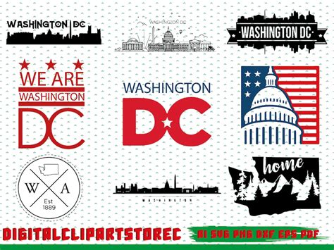 Washington DC Clipart, Washington DC Svg, Washington Design, We Are ...