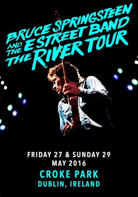 BRUCE SPRINGSTEEN - DUBLIN Croke Park Poster | The River Tour