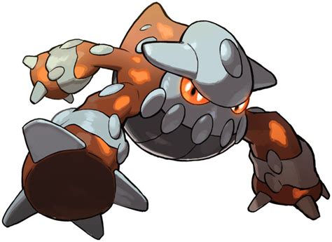 Heatran official artwork gallery | Pokémon Database