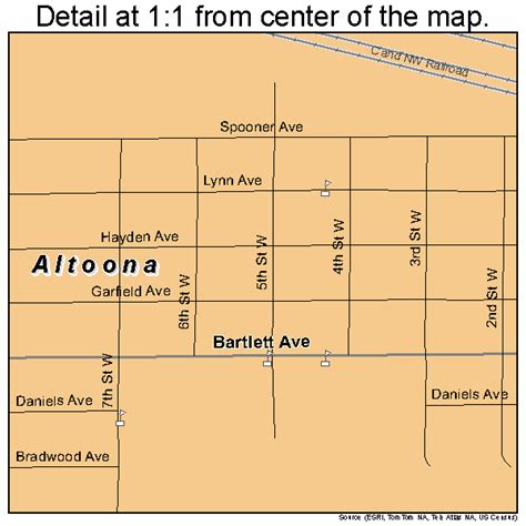 Altoona Wisconsin Street Map 5501550