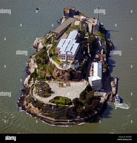 aerial photograph Alcatraz island San Francisco Stock Photo - Alamy