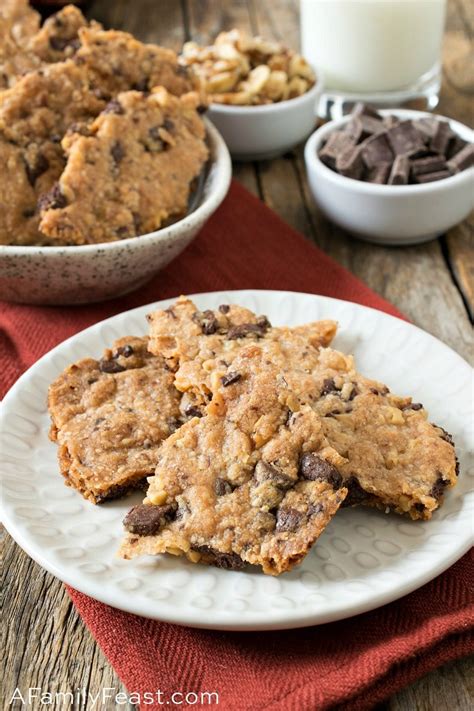 Chocolate Chip Cookie Brittle - A Family Feast®