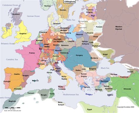 Euratlas Periodis Web - Map of Europe in Year 1300