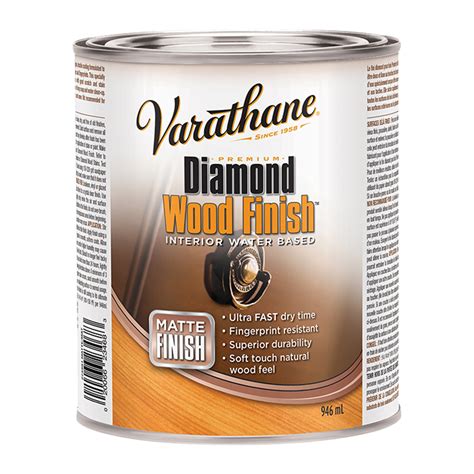 VARATHANE Interior Wood Varnish - Diamond Finish - Matte - 946 mL ...