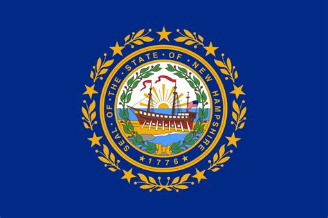 New Hampshire State Flag Colors – HTML HEX, RGB, HSL, CMYK, HWB and NCOL – Flags Web