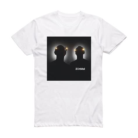 Orbital Orbital 20 Album Cover T-Shirt White – ALBUM COVER T-SHIRTS