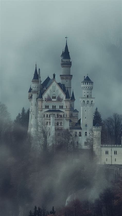 Wallpaper Neuschwanstein Castle, Bavaria, Germany, Alps, mountain ...