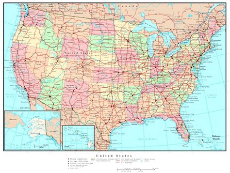 United States Political Map