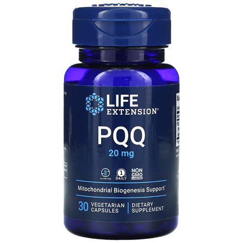 Life Extension PQQ Caps with BioPQQ 20mg 30 Capsules | Anti-Aging — Best Price Nutrition